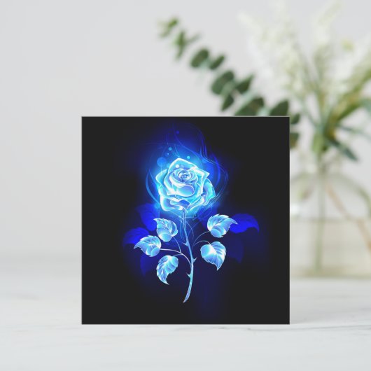 Burning Blue Rose (Standing Front)