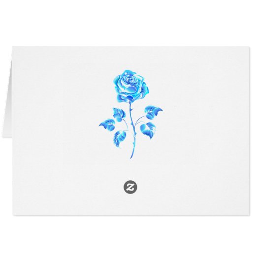 Burning Blue Rose (Back Horizontal)