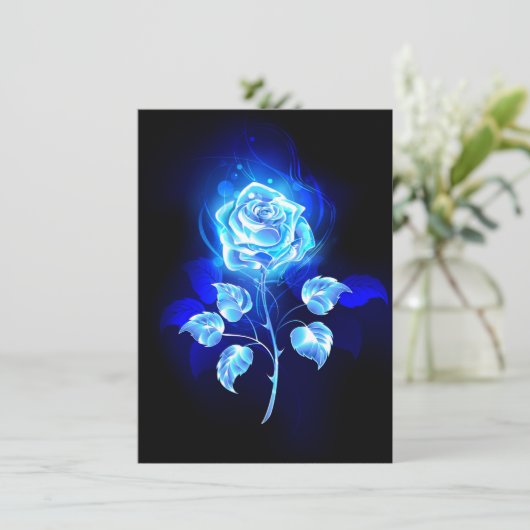 Burning Blue Rose (Standing Front)