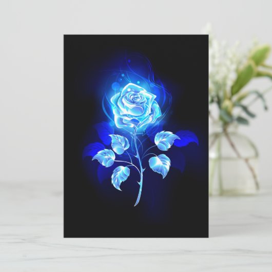 Burning Blue Rose (Standing Front)