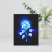 Burning Blue Rose (Standing Front)