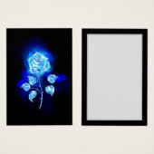 Burning Blue Rose (Front & Back)