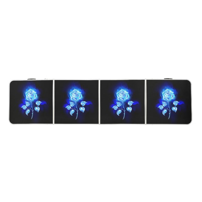 Burning Blue Rose Beer Pong Table (Top)