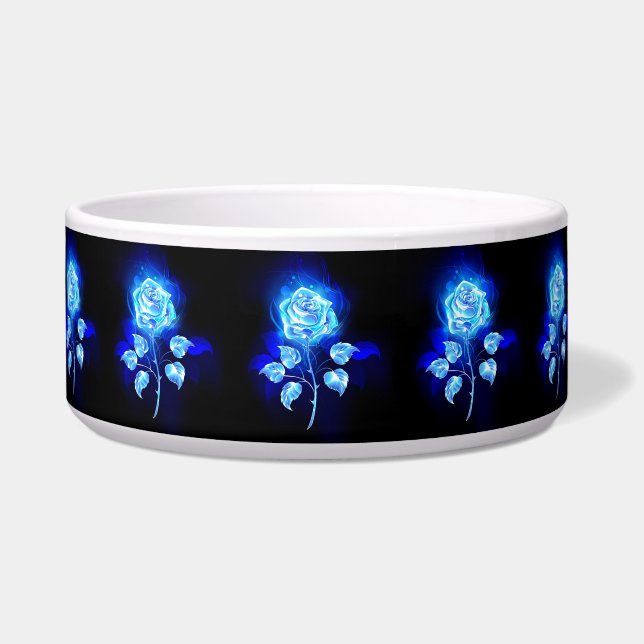 Burning Blue Rose Bowl (Front)