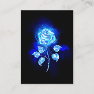 Burning Blue Rose Business Card