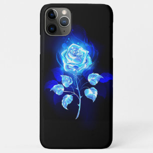 Burning Blue Rose iPhone 11 Pro Max Case