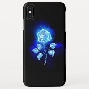 Burning Blue Rose iPhone XS Max Case