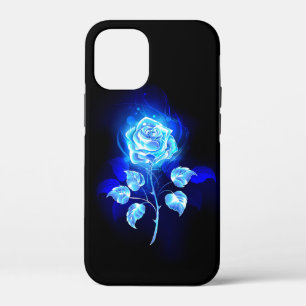 Burning Blue Rose iPhone 12 Mini Case
