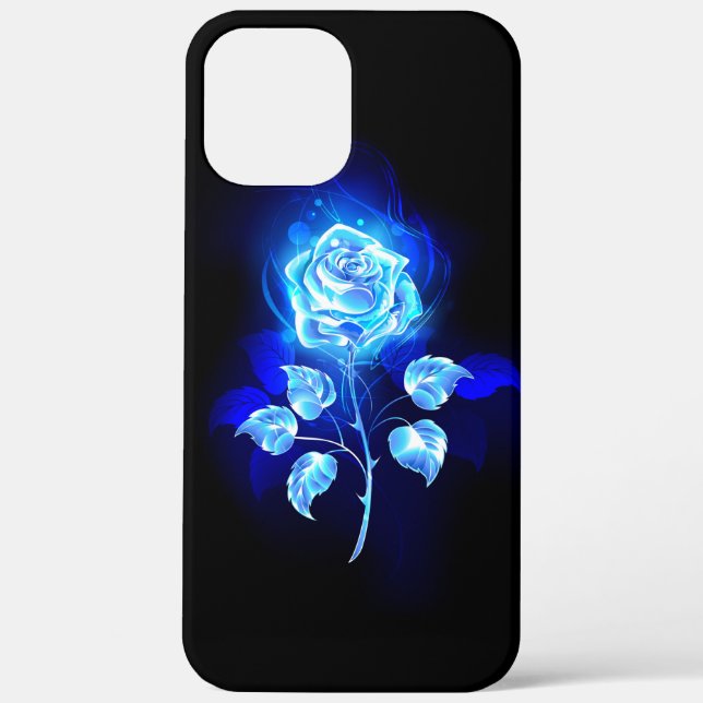 Burning Blue Rose Case-Mate iPhone Case (Back)