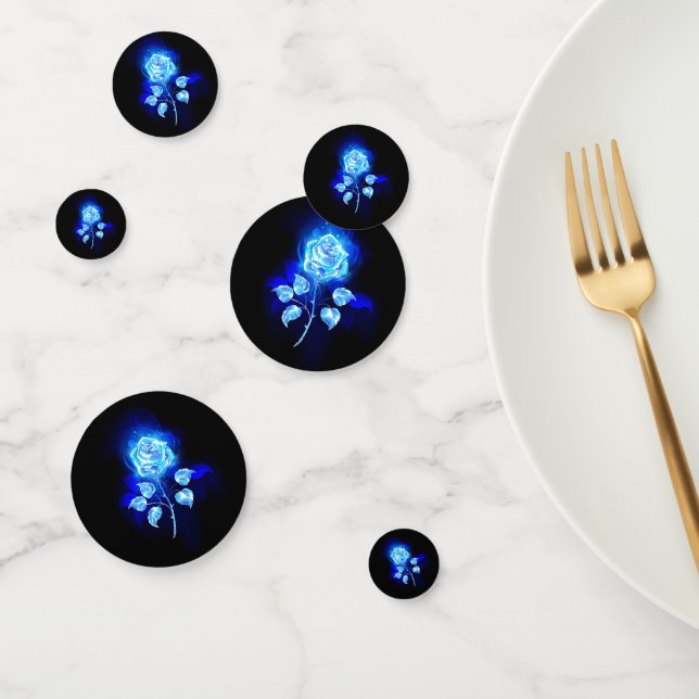 Burning Blue Rose Confetti (Group)
