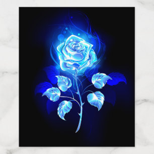 Burning Blue Rose Envelope Liner