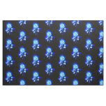 Burning Blue Rose Fabric
