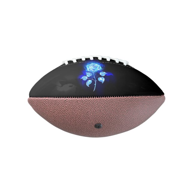 Burning Blue Rose Football (Rotated 270)