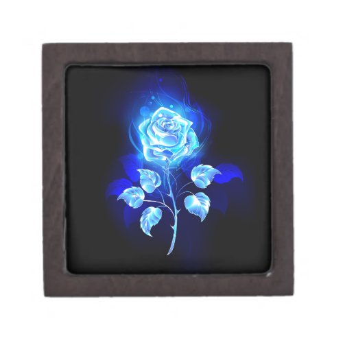 Burning Blue Rose Gift Box