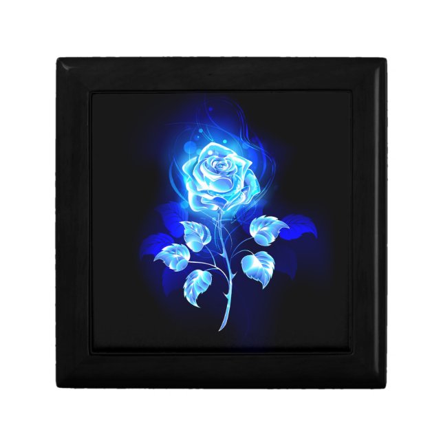 Burning Blue Rose Gift Box (Front)