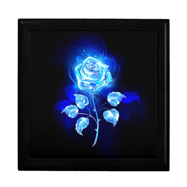 Burning Blue Rose Gift Box (Front)