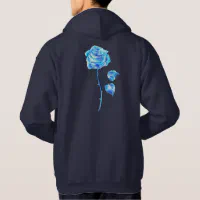 Blue hotsell rose hoodie