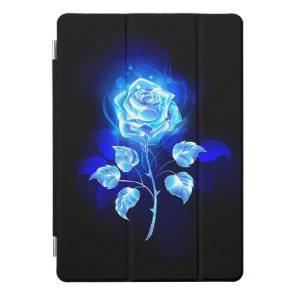 Burning Blue Rose iPad Pro Cover