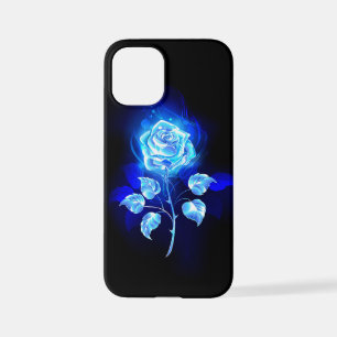 Burning Blue Rose iPhone 12 Mini Case