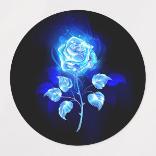 Burning Blue Rose Kids' Labels