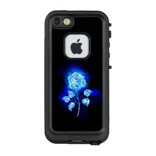Burning Blue Rose LifeProof FRĒ iPhone SE/5/5s Case