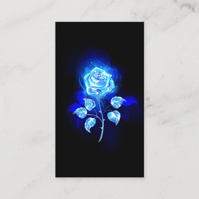 Burning Blue Rose Loyalty Card (Front)