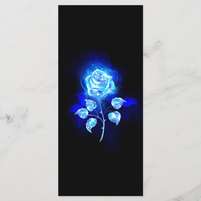Burning Blue Rose Menu (Front)