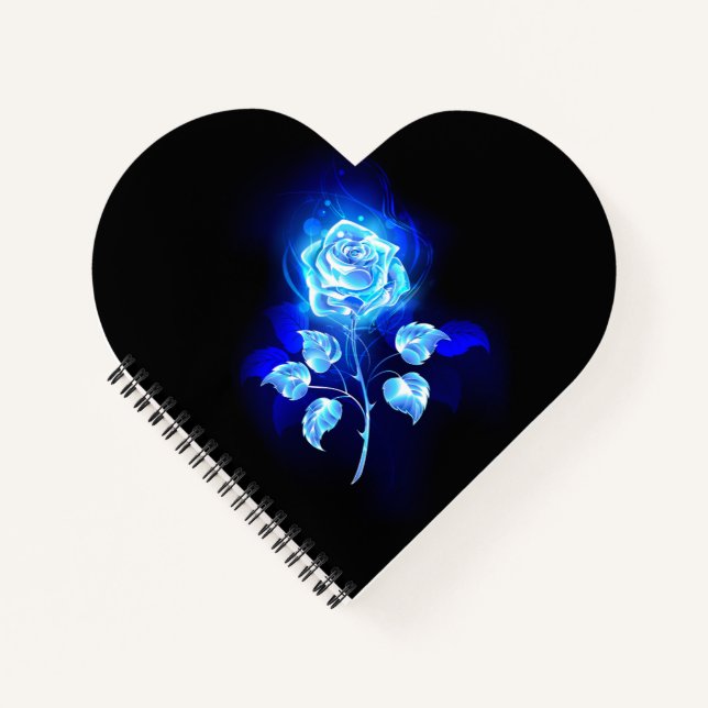 Burning Blue Rose Notebook (Front)