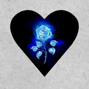 blue roses heart