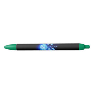 Burning Blue Rose Pen