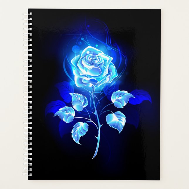 Burning Blue Rose Planner (Front)
