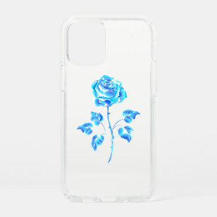 Burning Blue Rose Speck iPhone 12 Mini Case