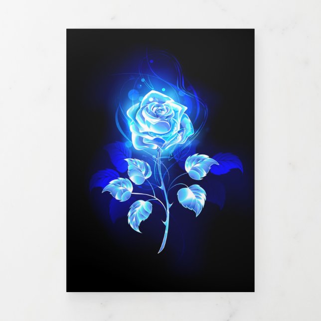 Burning Blue Rose Tri-Fold Program (Cover)