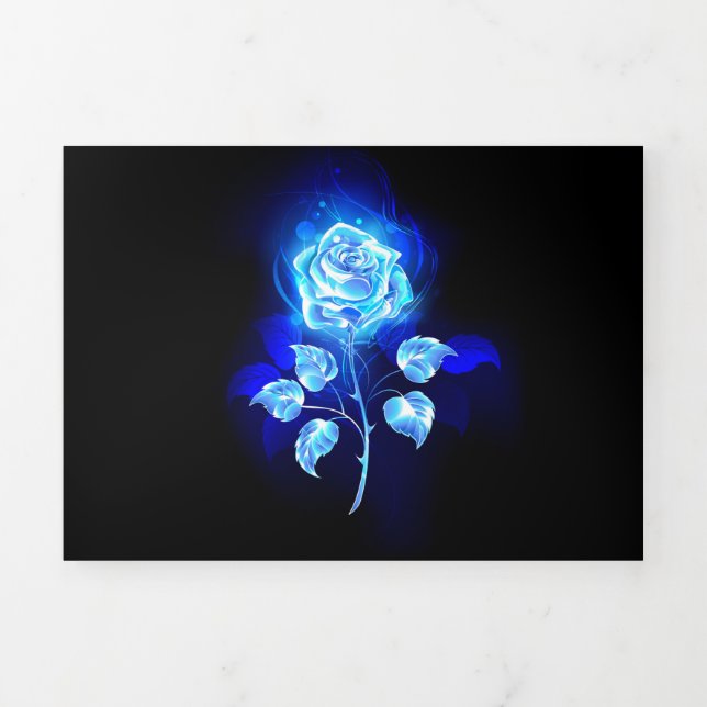 Burning Blue Rose Tri-Fold Program (Cover)