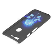Burning Blue Rose Uncommon Google Pixel Case (Top)