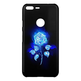 Burning Blue Rose Uncommon Google Pixel XL Case
