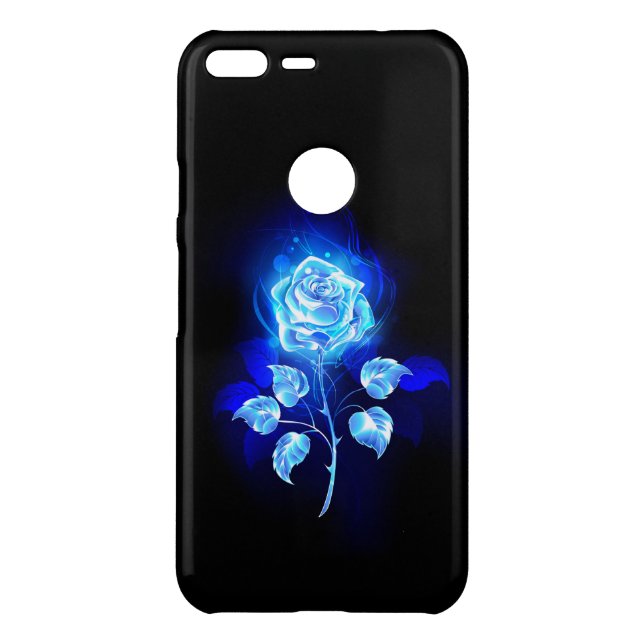 Burning Blue Rose Uncommon Google Pixel XL Case (Back)
