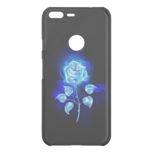 Burning Blue Rose Uncommon Google Pixel XL Case