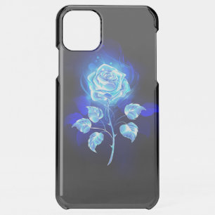 Burning Blue Rose iPhone 11 Pro Max Case