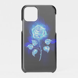 Burning Blue Rose iPhone 11 Pro Case