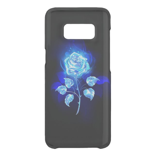 Burning Blue Rose Uncommon Samsung Galaxy Case (Back)