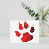 Burning Bright Red Claw Basketaball Cut Out (Standing Front)