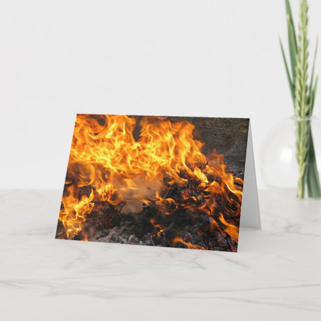 Burning Brush Card (Front)