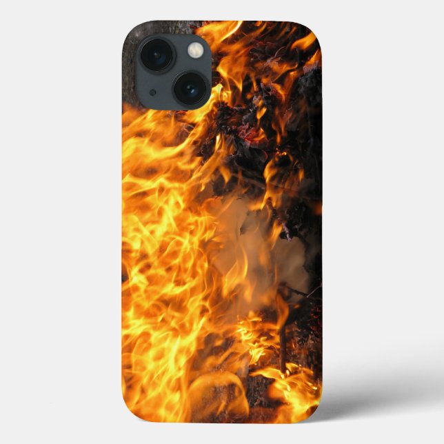 Burning Brush Case-Mate iPhone Case (Back)