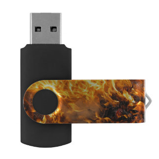 Burning Brush Flash Drive