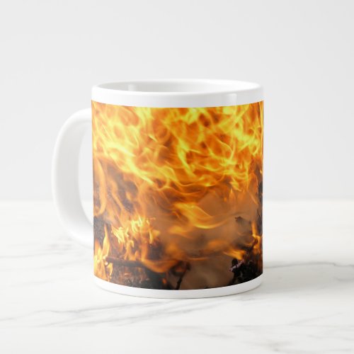 Burning Brush Giant Coffee Mug