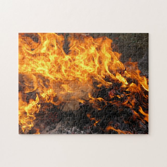Burning Brush Jigsaw Puzzle (Horizontal)