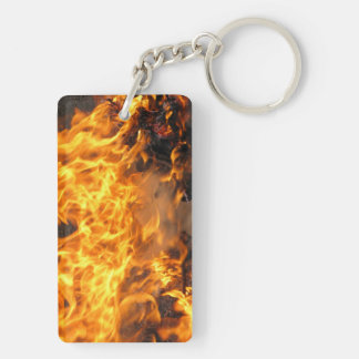 Burning Brush Keychain