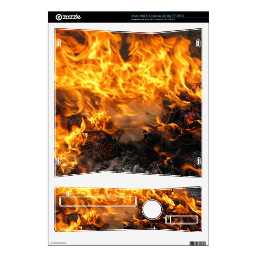 Burning Brush Skin For Xbox 360 S