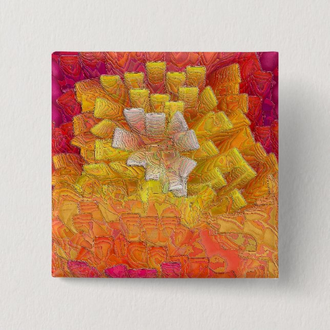 Burning Bush Button (Front)
